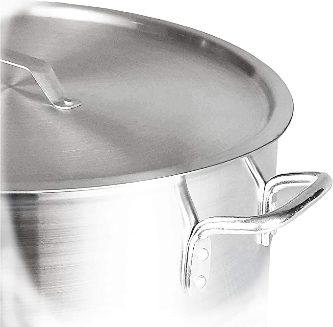 12 PC Tamales Aluminum Stock Pot Set With Steamer Rack