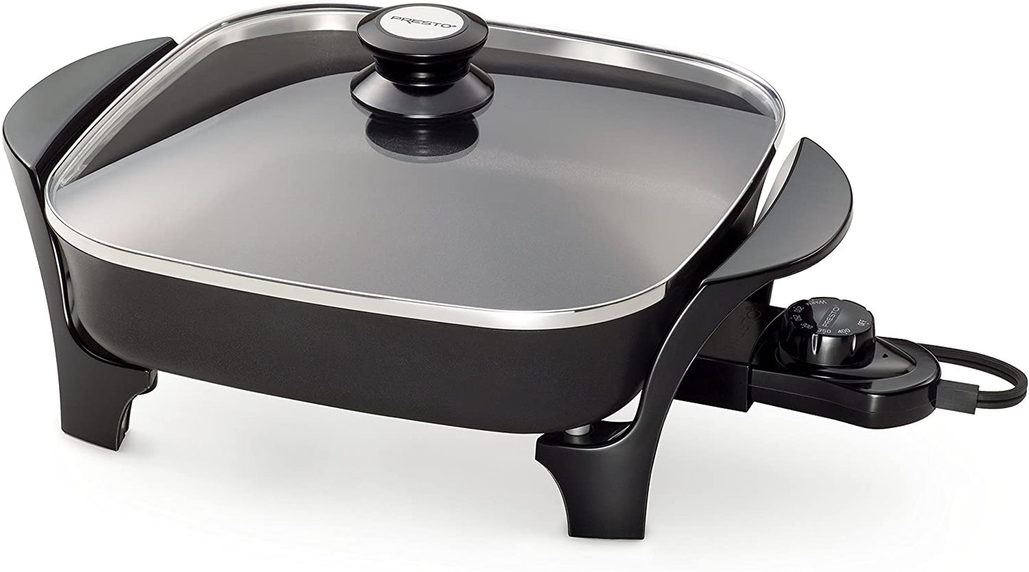 11" Presto Electric Skillet with Glass Cover