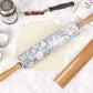 Baking Marble Rolling Pin With Wooden Stand