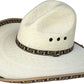 Brown Authentic Sahuayo Region Mexico Palm Moreno Straw Safari Cowboy Sun Hat