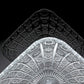 Elegant Square Glass Fruit Bowl