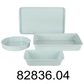 4 PC Martha Stewart Carbon Steel Colored Bakeware Set