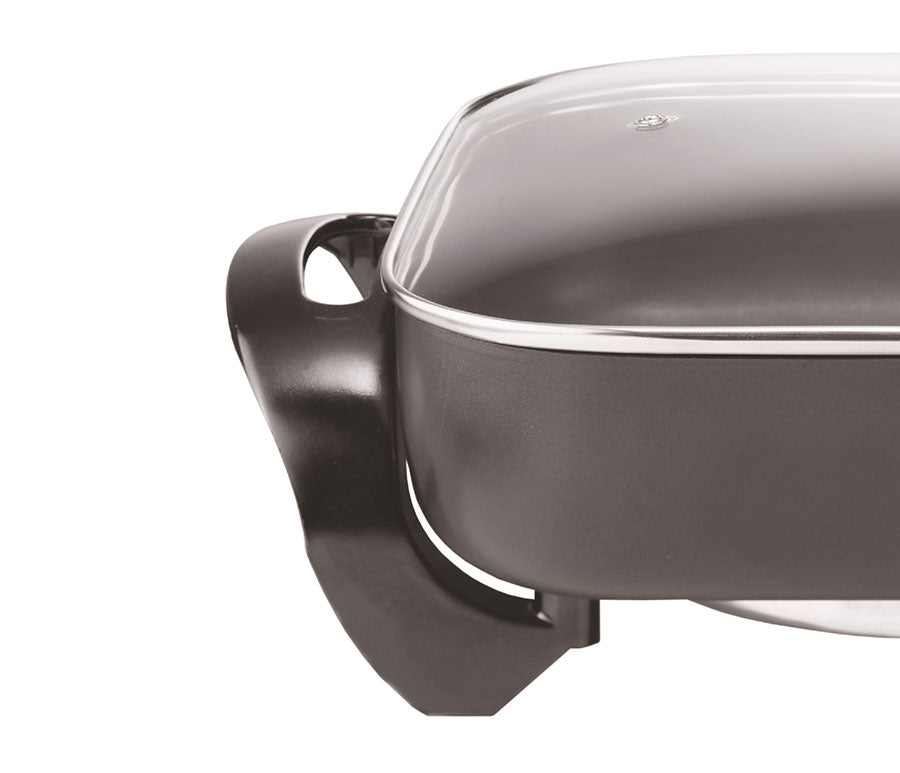 16" Brentwood Non-Stick Electric Skillet with Glass Lid