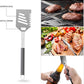 6 PC Stainless Steel Cooking Utensils Set - BBQ Grill Accessories with Aluminum Case
