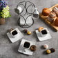 13 PC Espresso Set with Metal Rack