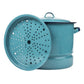 34 QT Enamel Steamer Pot With Lid & Trivet