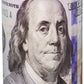 Medium 100 Dollars Bill Tin Saving Bank Box / Money Can