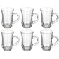 6 PC Classic Glass Cup Set
