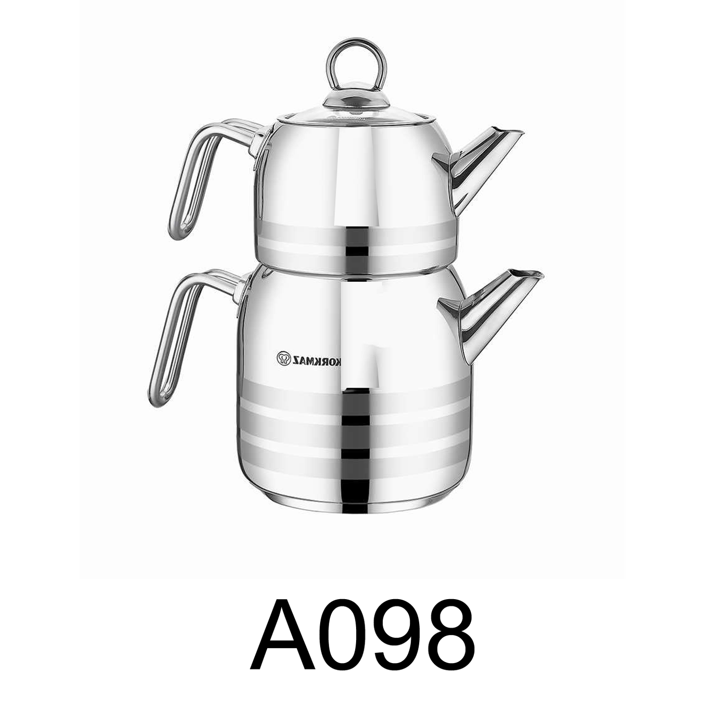 Kork Astra Stainless Steel Tea Pot Set