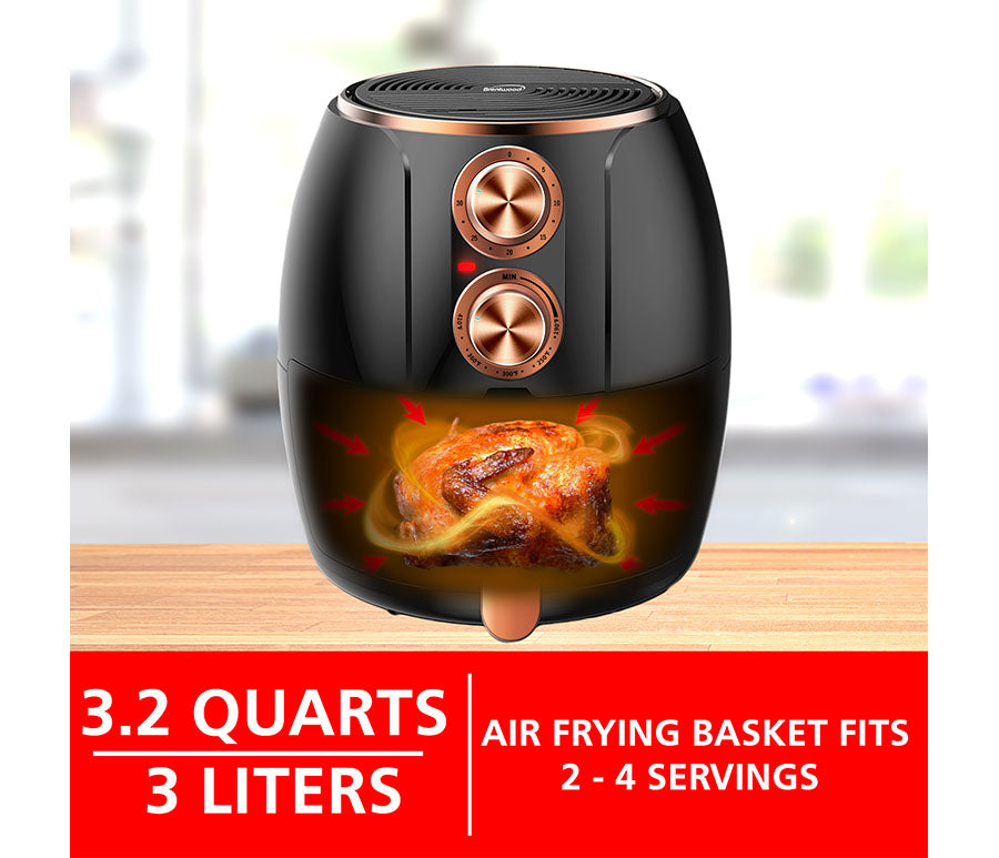 3.2QT Electric Copper Air Fryer