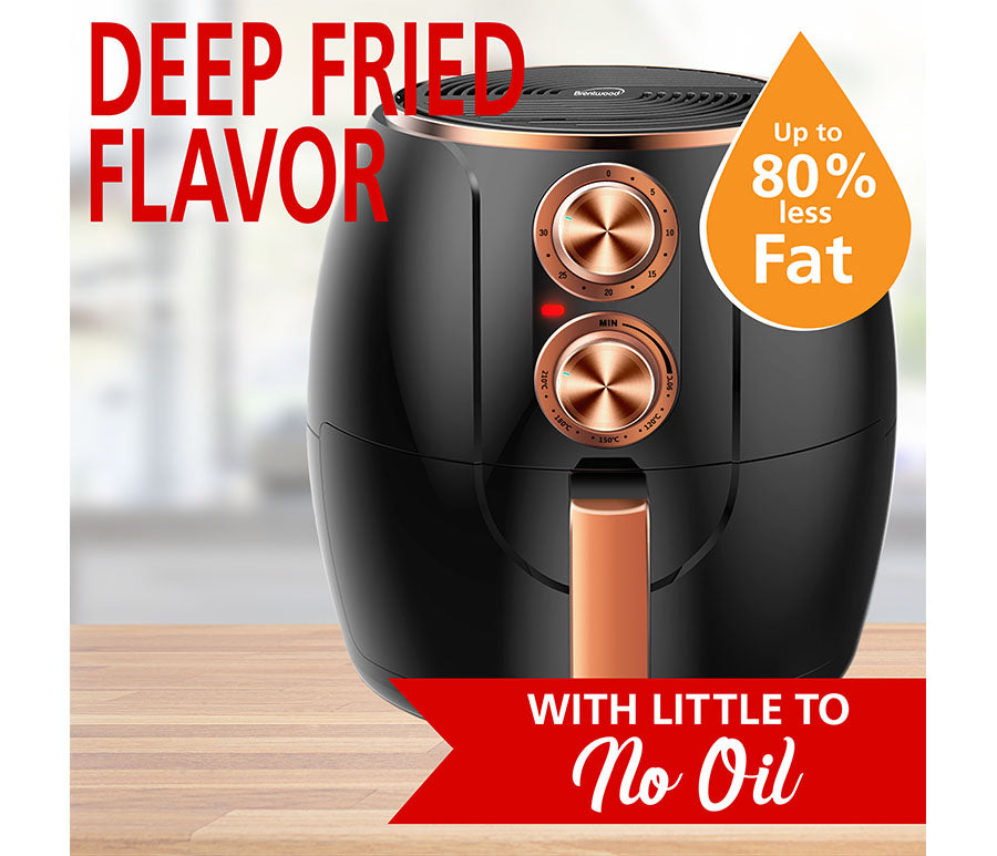 3.2QT Electric Copper Air Fryer