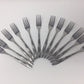 12 PC Wavy Cloud Design Stainless Steel Silver Dinner Fork