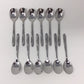 12 PC Wavy Cloud Design Stainless Steel Mocha Spoon