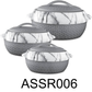 6 PC Grey Hot Pot Casserole with Lid