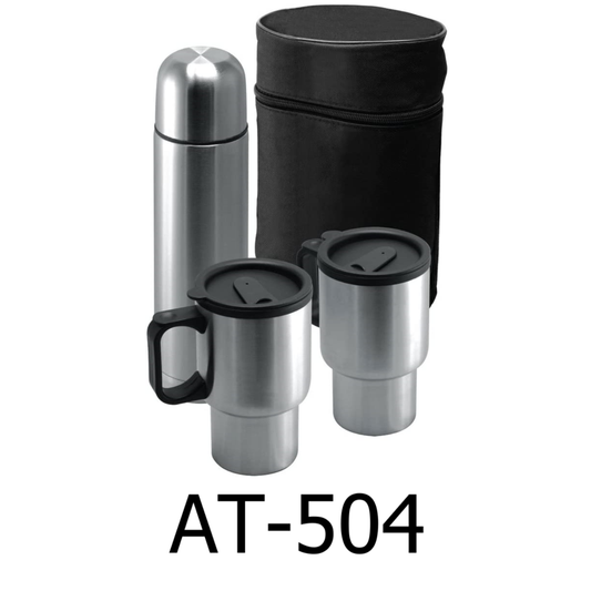 3 PC Stainless Steel Travel Mug Set