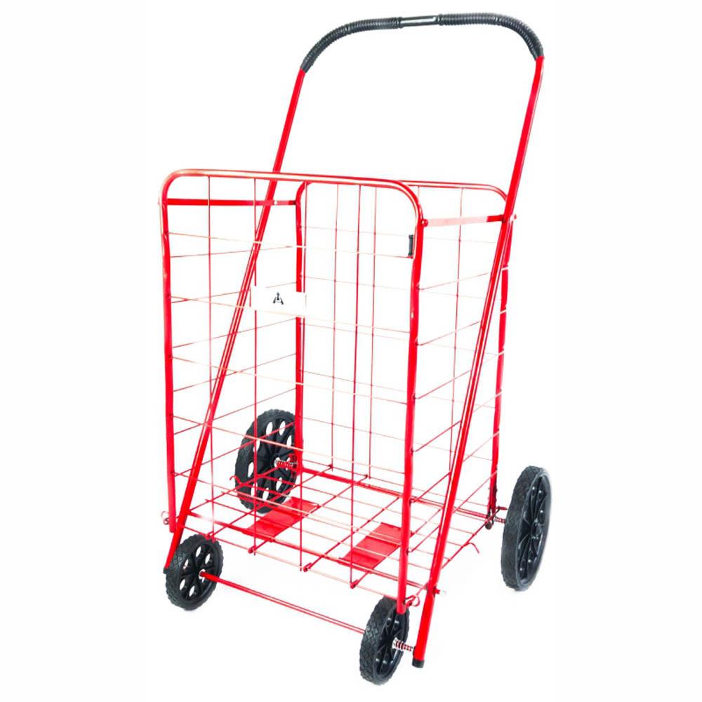 Heavy Duty Shopping Cart With Wheels