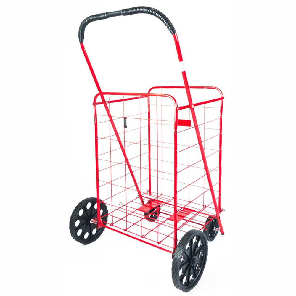 Heavy Duty Shopping Cart With Wheels