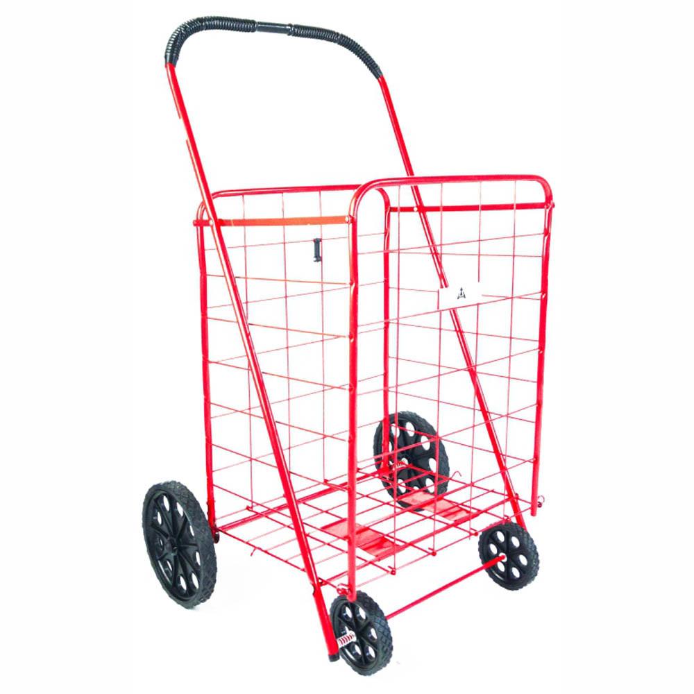 Heavy Duty Shopping Cart With Wheels