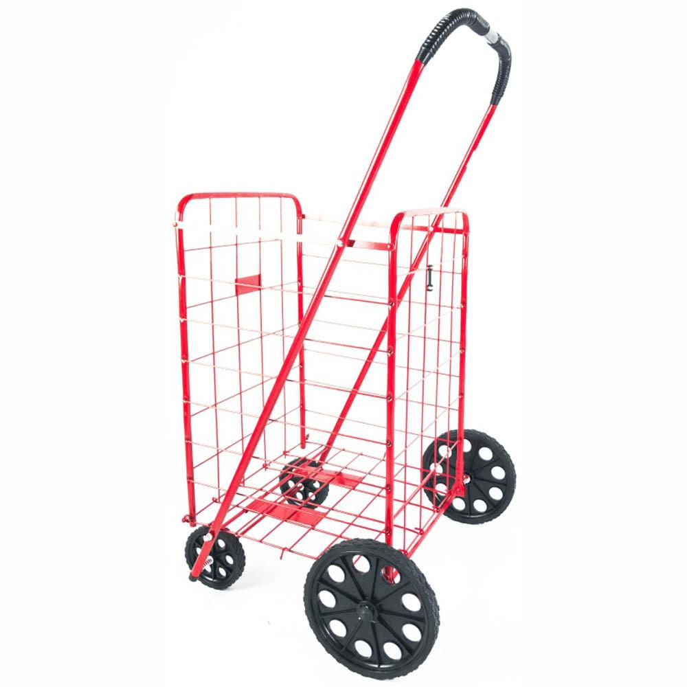 Heavy Duty Shopping Cart With Wheels