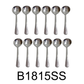 12 PC Classy Stainless Steel Silver Soup Spoon