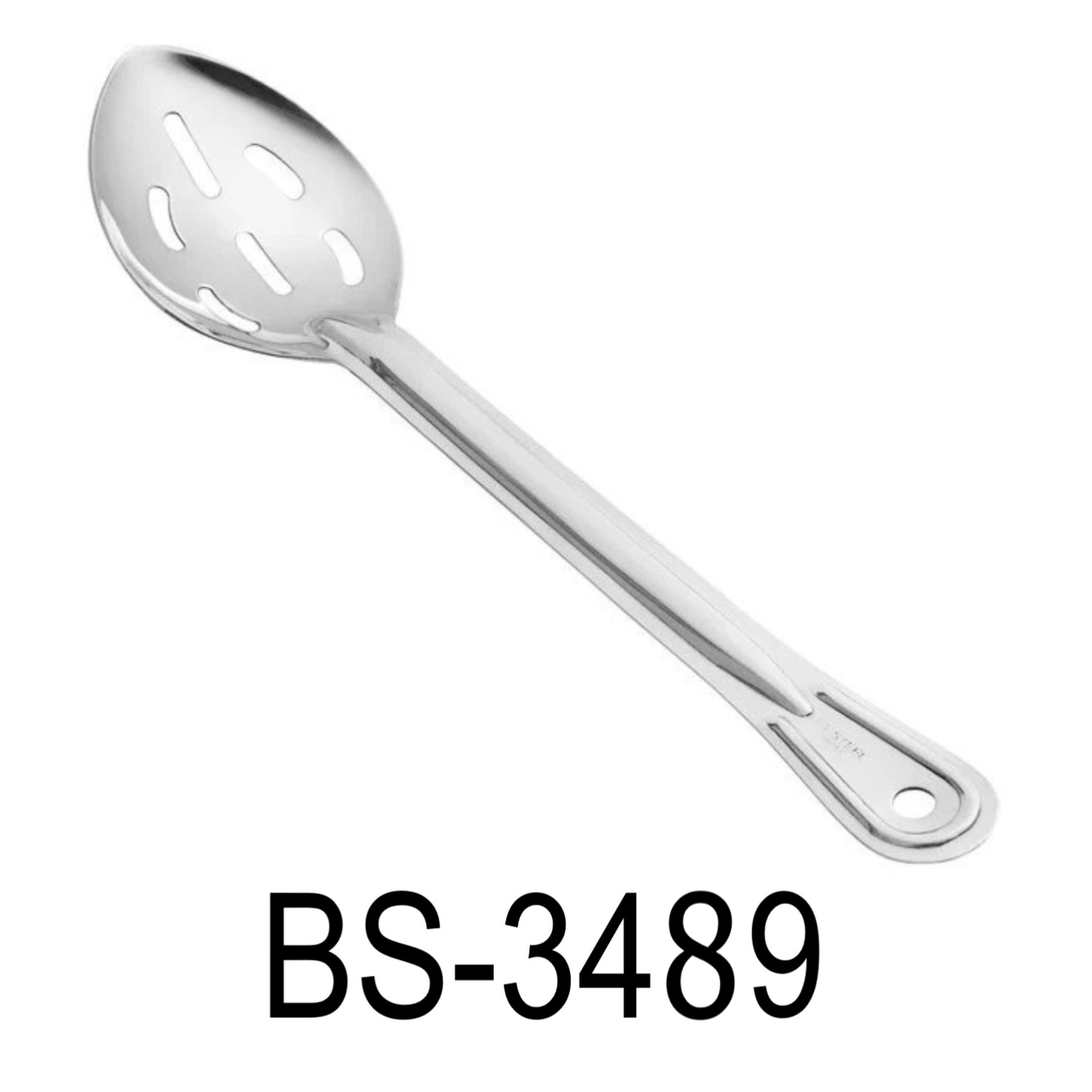 18" Slotted Stainless Steel Basting Spoon
