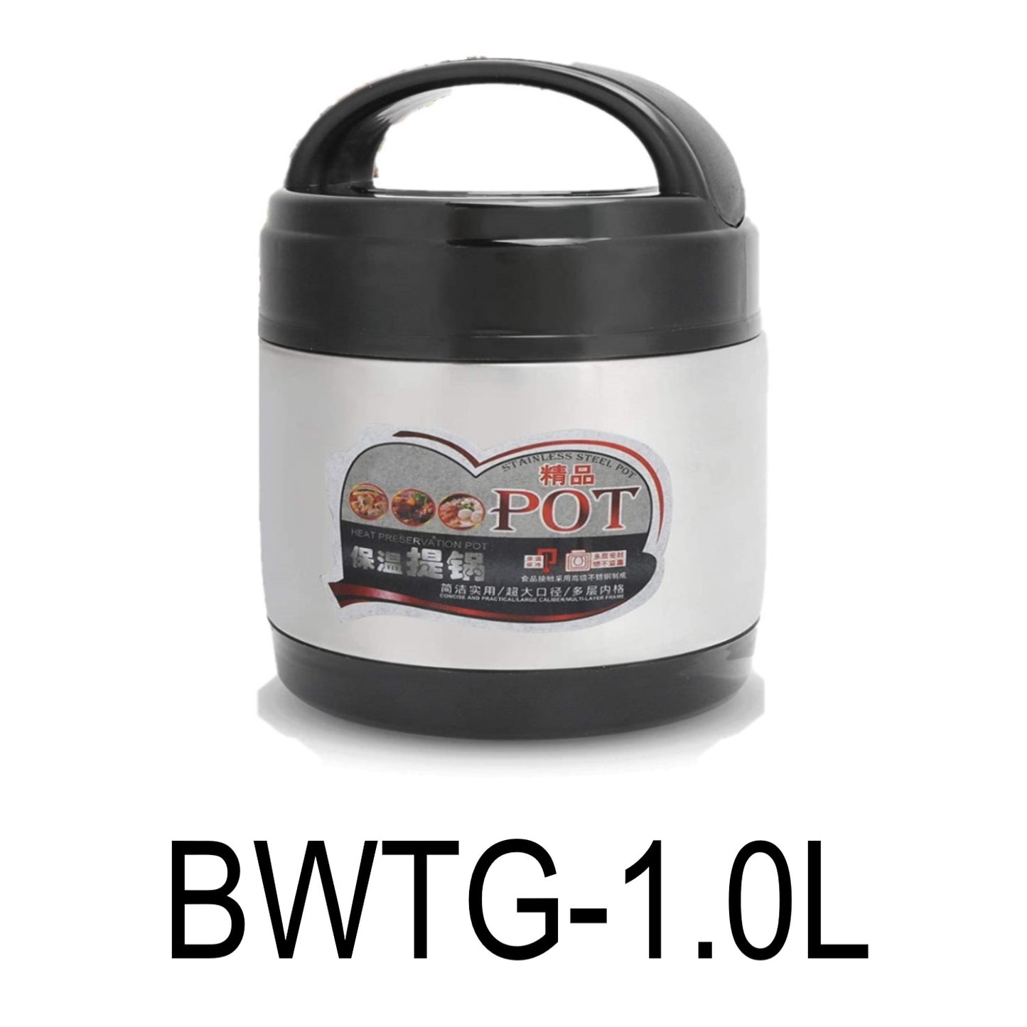 Hot Food Container For Round Heating New Stainless Steel Thermal Lunch Box