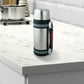 1000ml Silver Insulated Travel Pot Wide Mouth Water Bottle