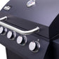 4 Burners BBQ Gas Grill- Charcoal Grill