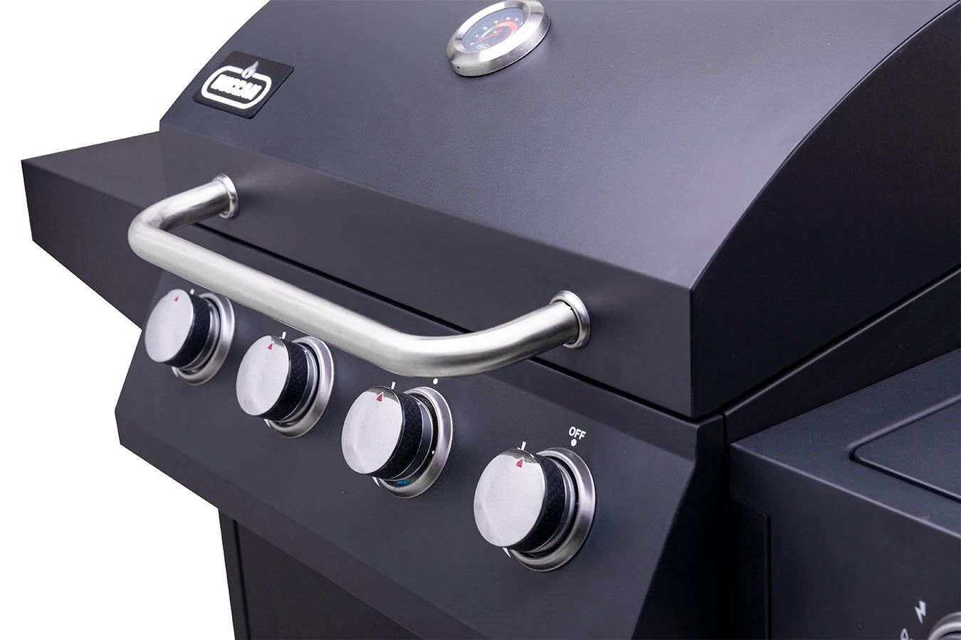 4 Burners BBQ Gas Grill- Charcoal Grill