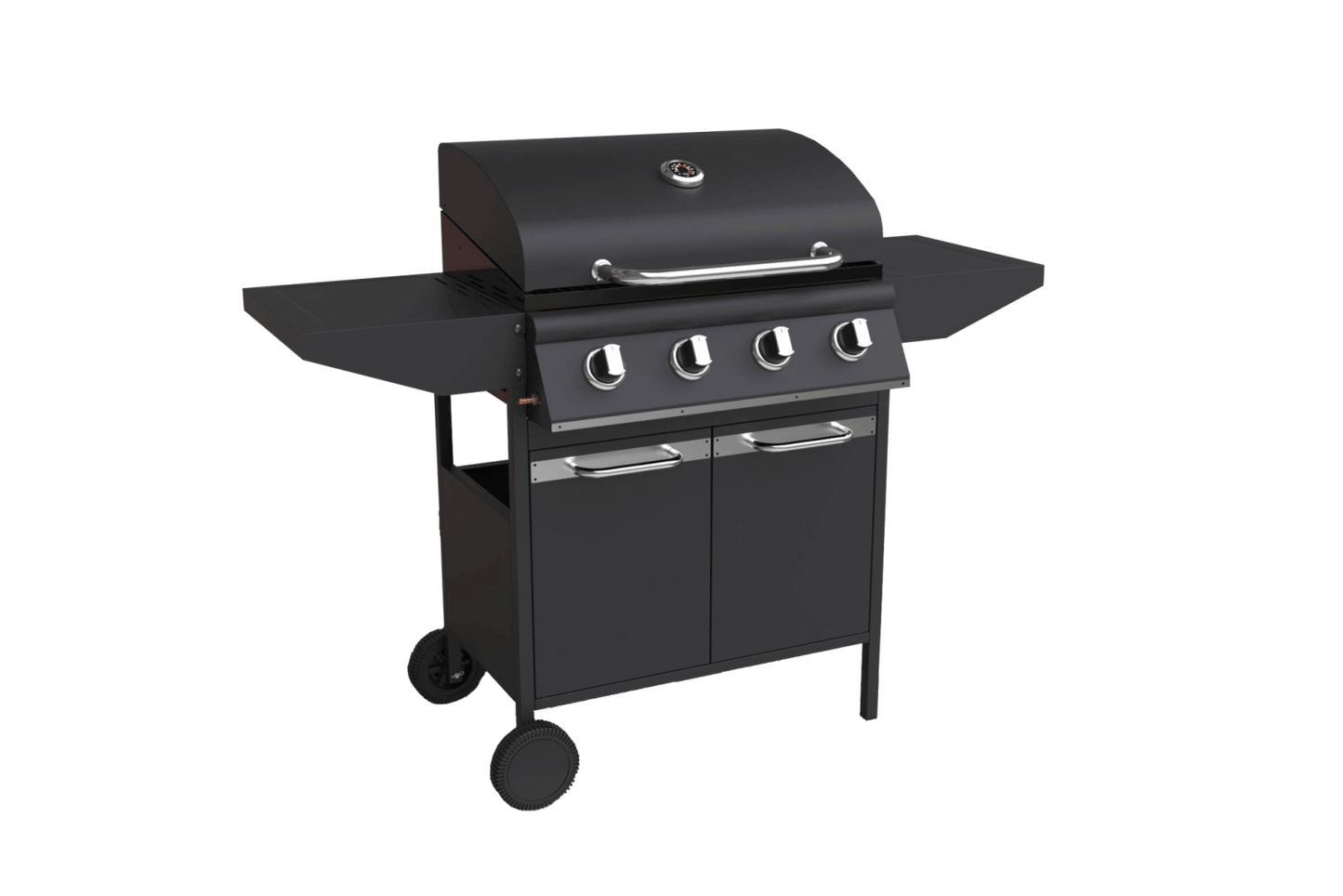 4 Burners BBQ Gas Grill- Charcoal Grill