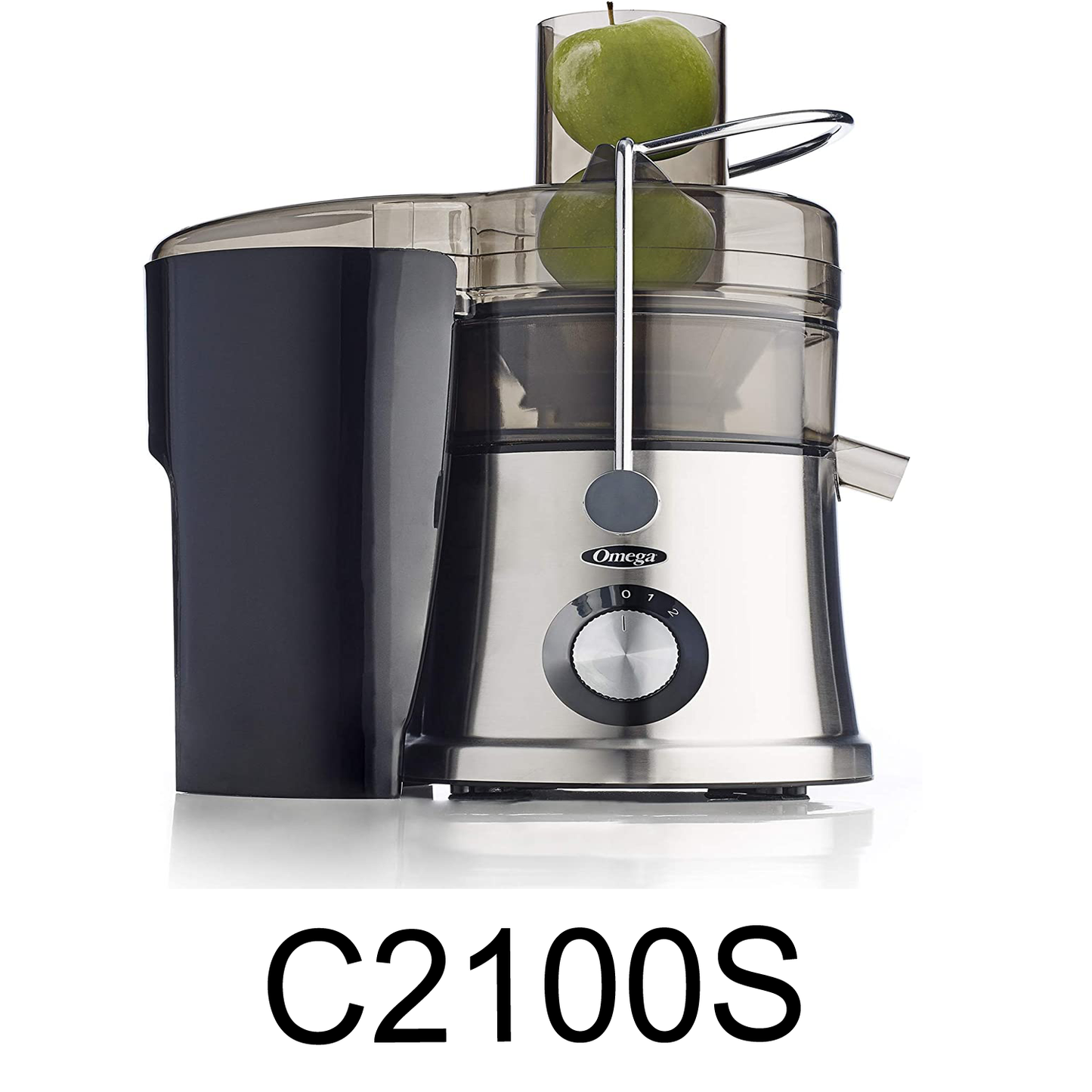 Omega C2100S High Juicer with Extra Large 3in Chute Extracts Juice