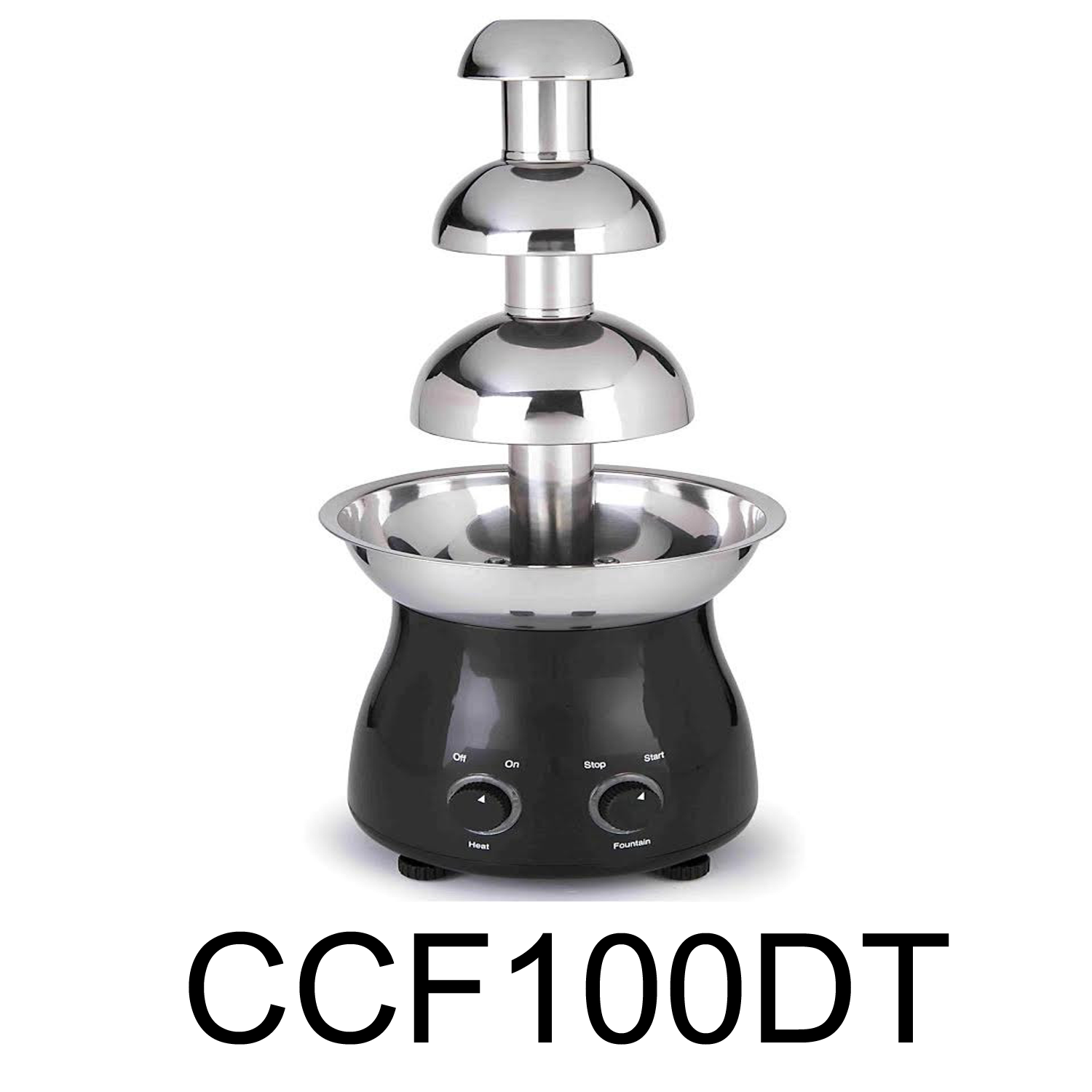 3 Tier Stainless Steel Electric Chocolate Fondue Fountain – R & B Import