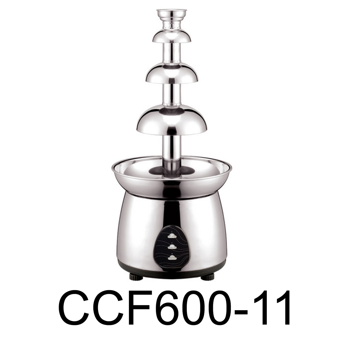 4 Tier Stainless Steel Electric Chocolate Fondue Fountain