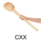 19" Wooden Spoon With Long Hand
