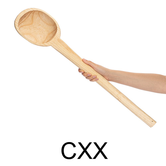 19" Wooden Spoon With Long Hand