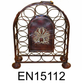 Traditional Style Metal Wine Rack