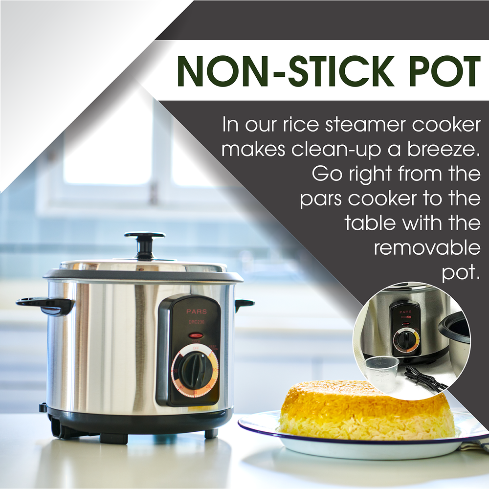 7 Cup Pars Automatic Persian Rice Cooker