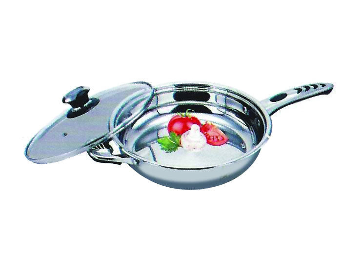 24cm Stainless Steel 18/10 Induction Frying Pan