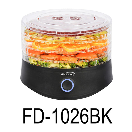 5-Tray Brentwood Food Dehydrator with Auto Shut Off
