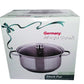 12 QT Stainless Steel 18/10 Induction Pot With Glass Lid