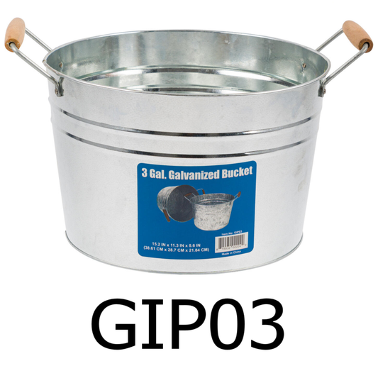 3 GAL Galvanized Bucket