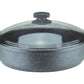 30cm Black Granite Coating Aluminum Shallow Pot