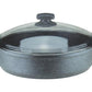 24cm Black Granite Coating Aluminum Shallow Pot