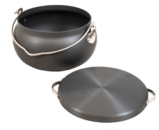 Aluminum Camping Pot with Handle & Lid