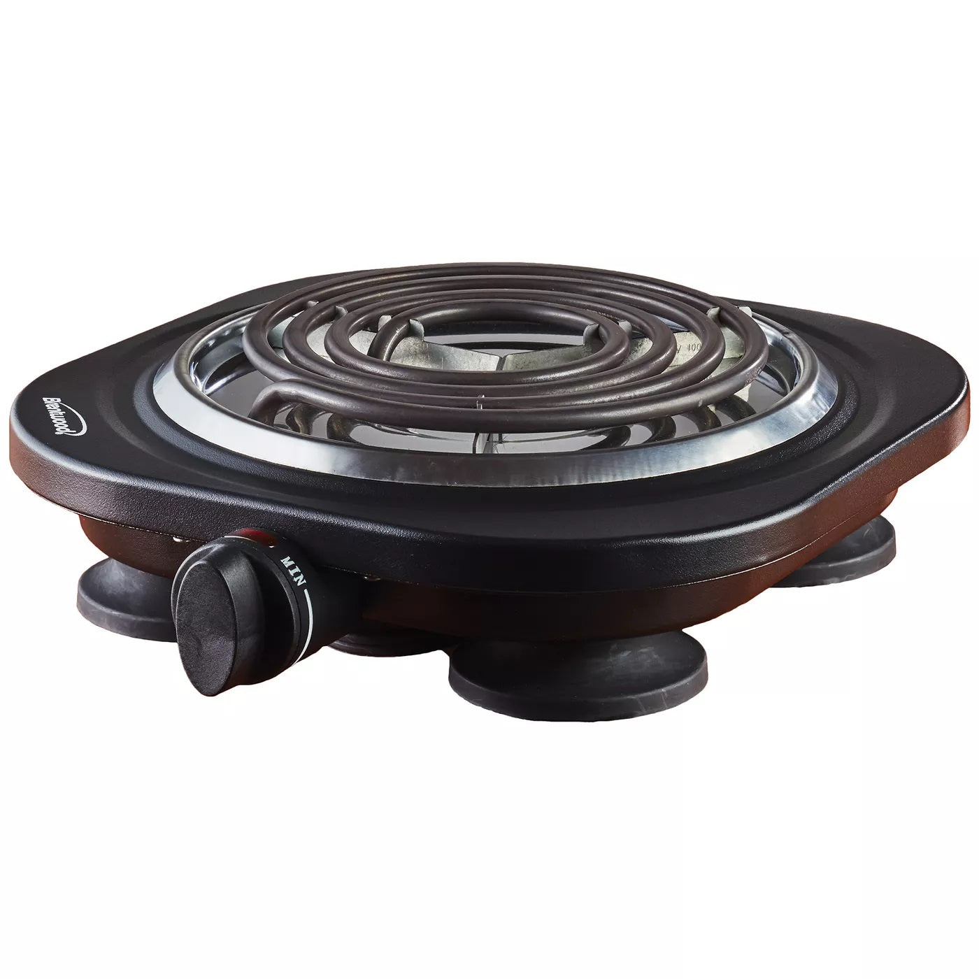 Brentwood Black Single Electric Burner Countertop Range Spiral Coil
