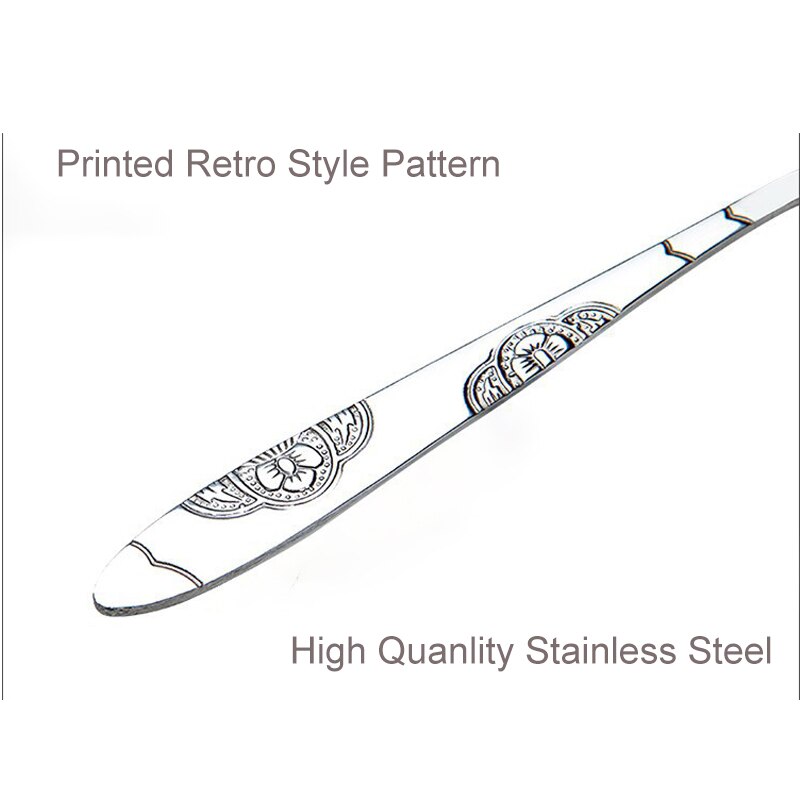 12 PC Wavy Cloud Design Stainless Steel Silver Tea Fork