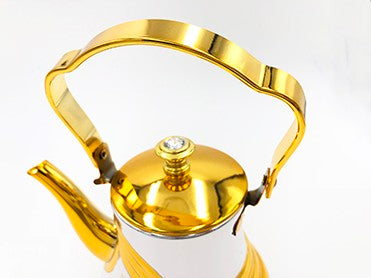 1.1L Classy Tea Kettle With Wavy Gold Design