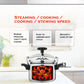 24cm Aluminum Pressure Cooker Soup Pot / Stew Pot Steamer