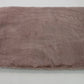 Rose Pink Bath Mat Faux Fur Area Rug / Door Mat/ Kitchen Mat