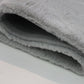 Silver Bath Mat Faux Fur Area Rug / Door Mat / Kitchen Mat